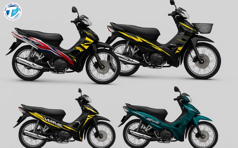 Mẫu tem xe wave đẹp, hot trend